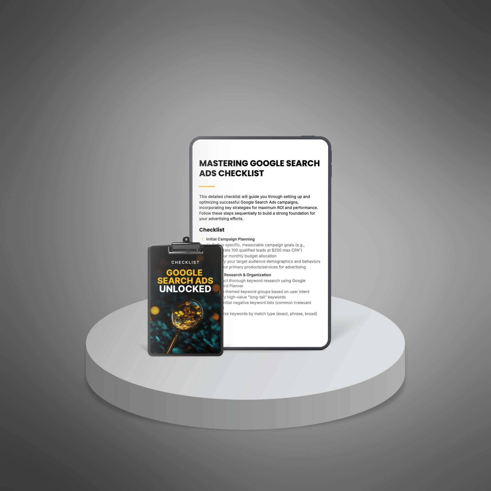 Skillboomer Google Search Ads Unlocked - Checklist