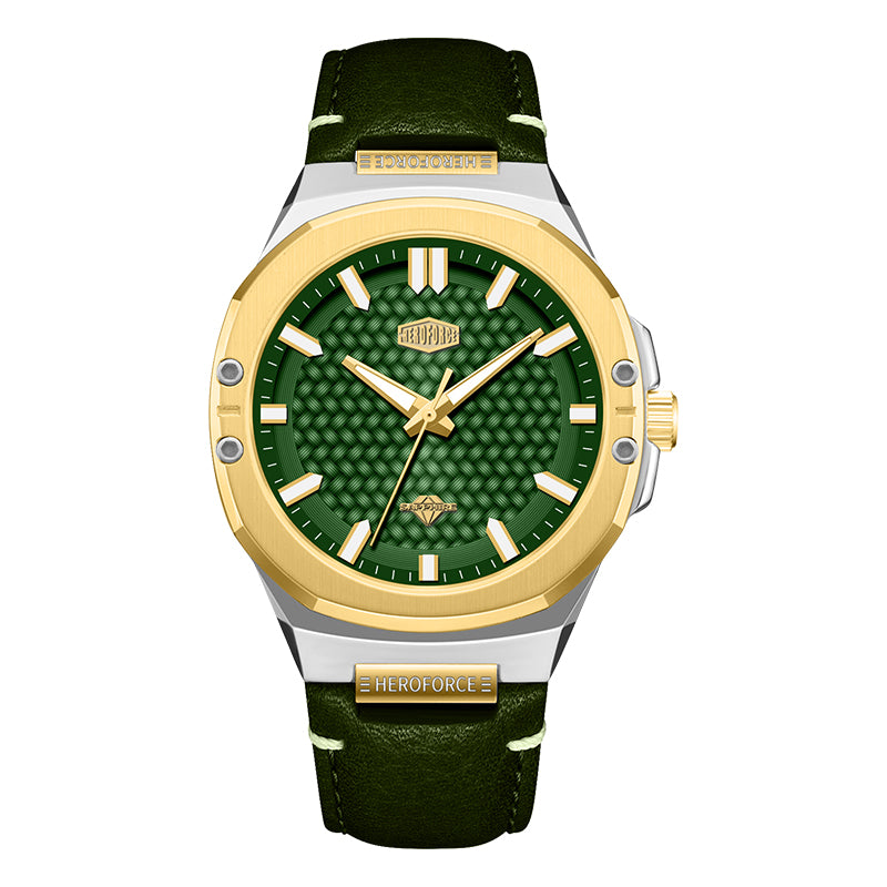 HeroForce 5033B - Luxury Men's Analog Wrist Watch – Leather Strap