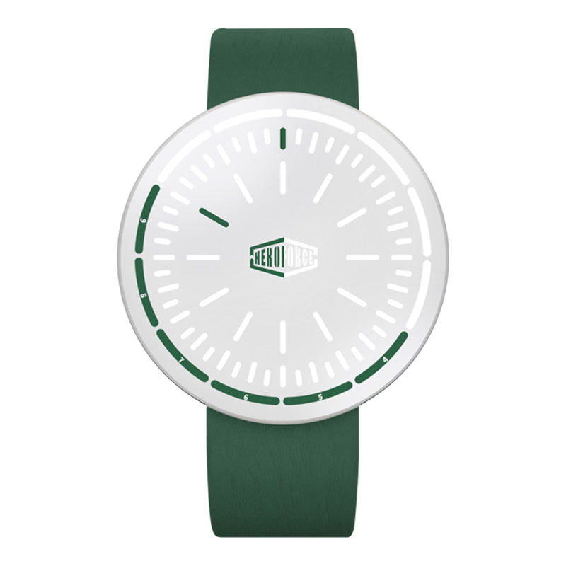 HeroForce 5003P - Cyber Aura – Avant-Garde Analog Watch with Silicon Strap