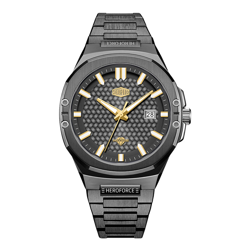 HeroForce 5033S – Luxury Industrial Watch - Texture Dial