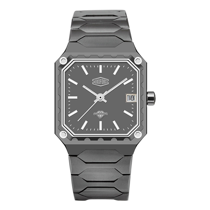 HeroForce 5045 - Square Case Analog Watch for Daily Wear