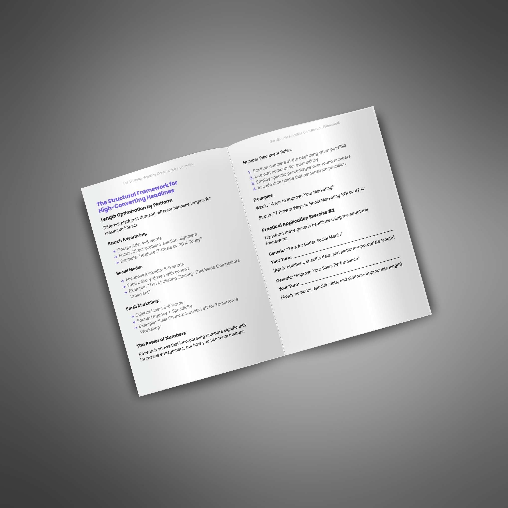 Skillboomer Headline Construction Framework