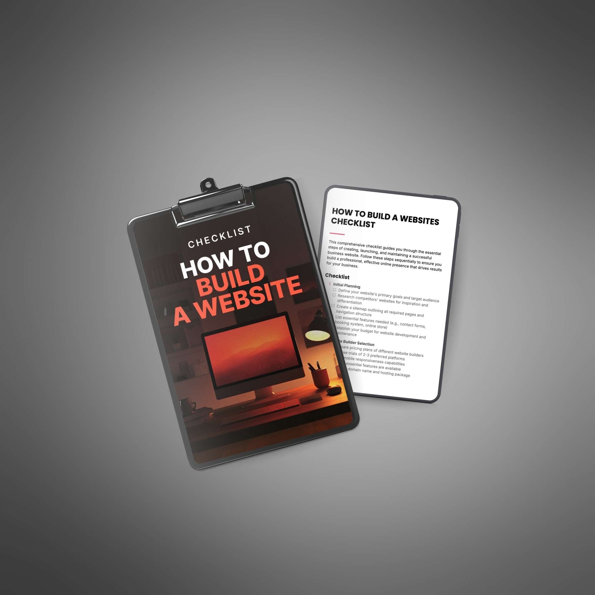 Skillboomer How to Build a Website - Checklist