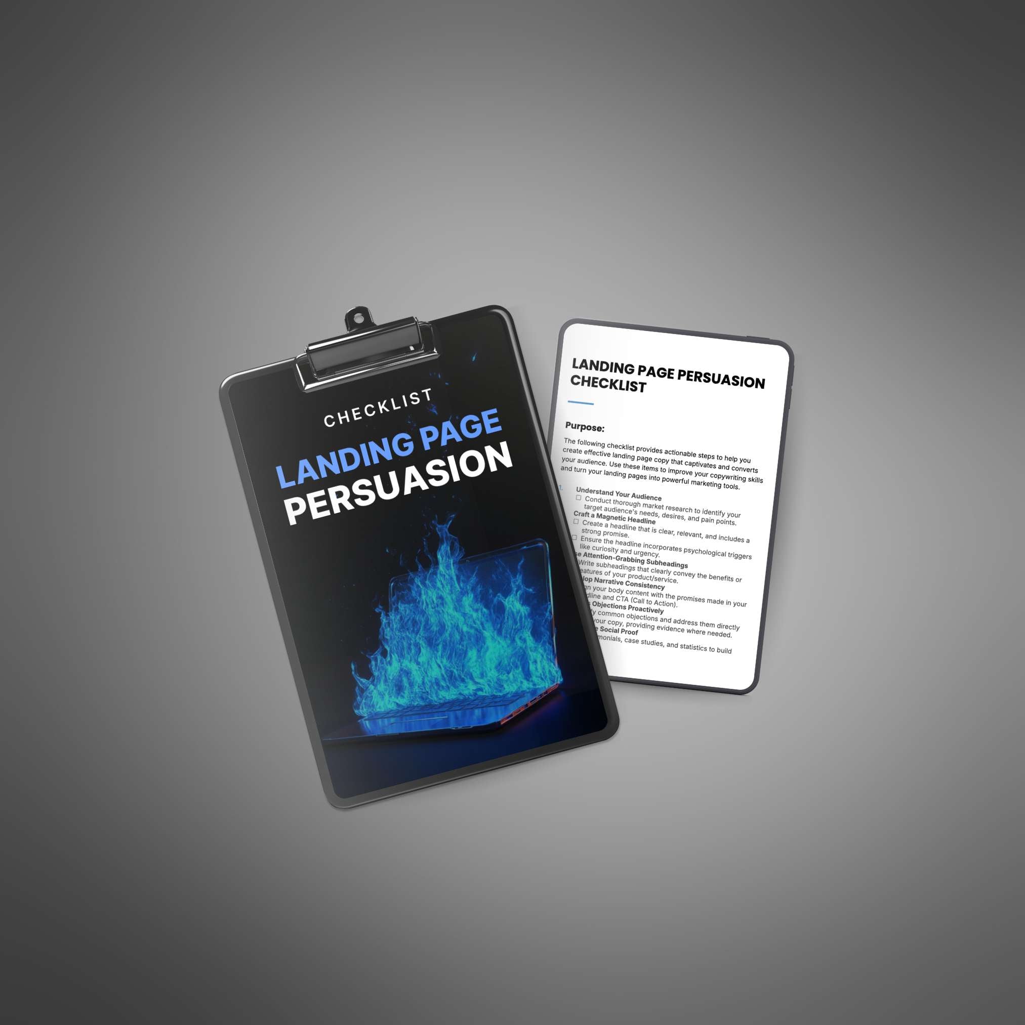 Skillboomer Landing Page Persuasion - Checklist