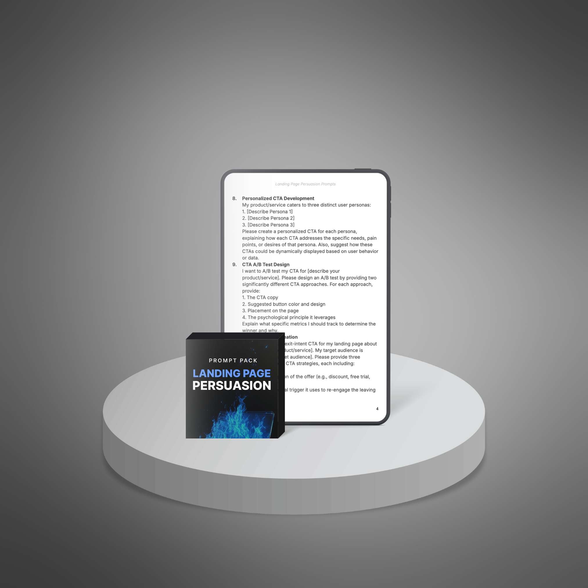 Skillboomer Landing Page Persuasion - Prompts
