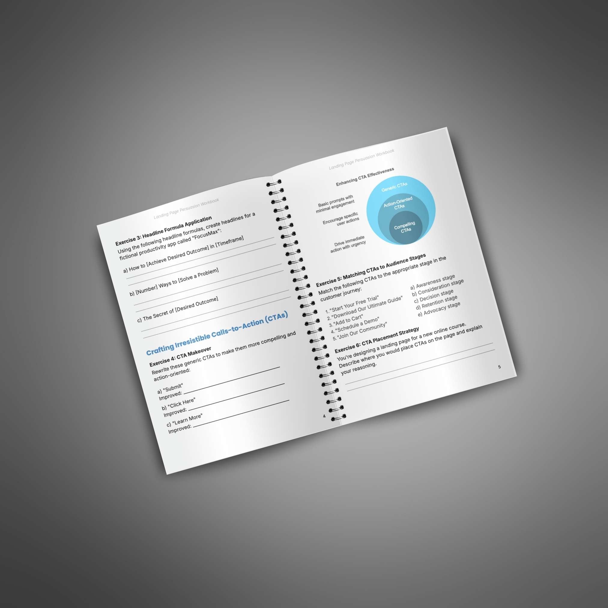 Skillboomer Landing Page Persuasion - Workbook