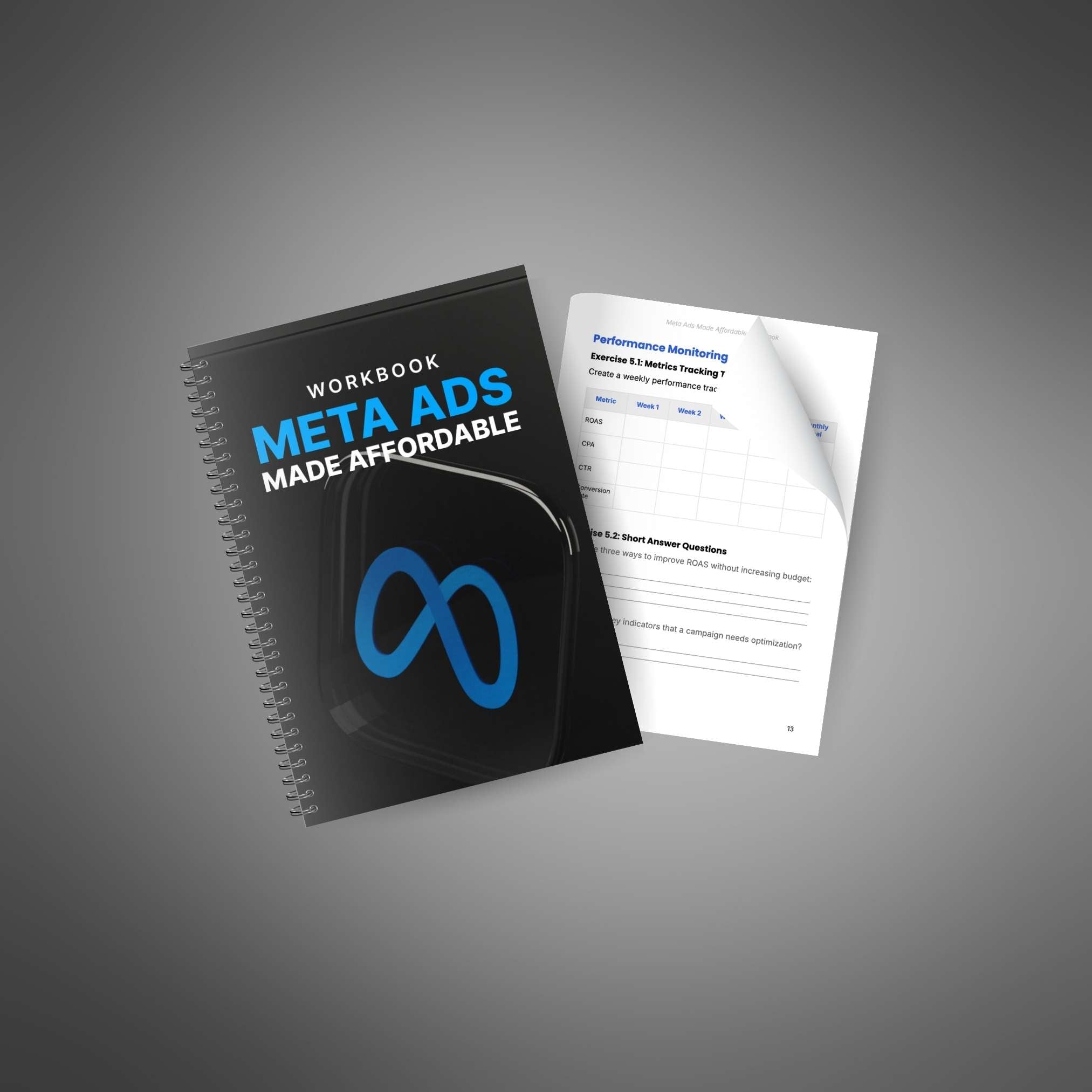 Skillboomer Meta Ads Made Affordable - Workbook