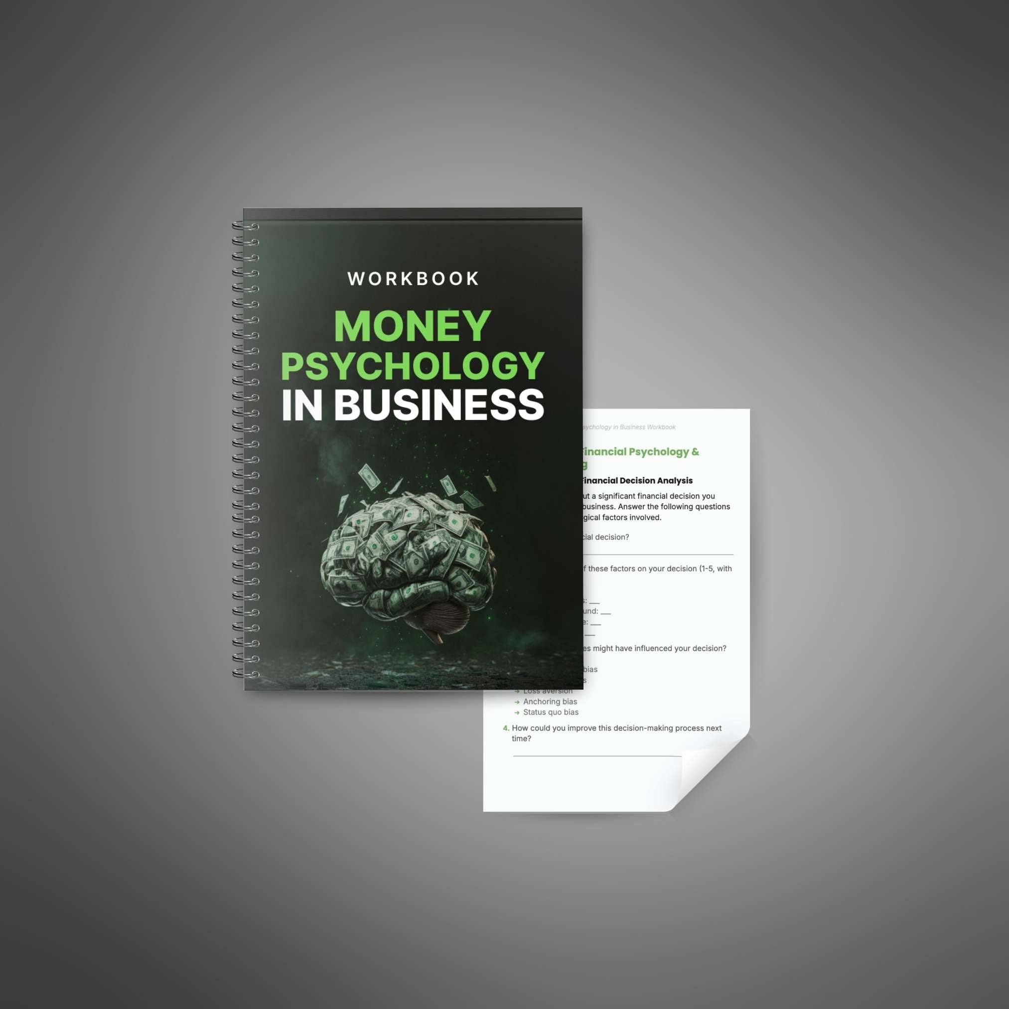 Skillboomer Money Psychology in Business - Workbook