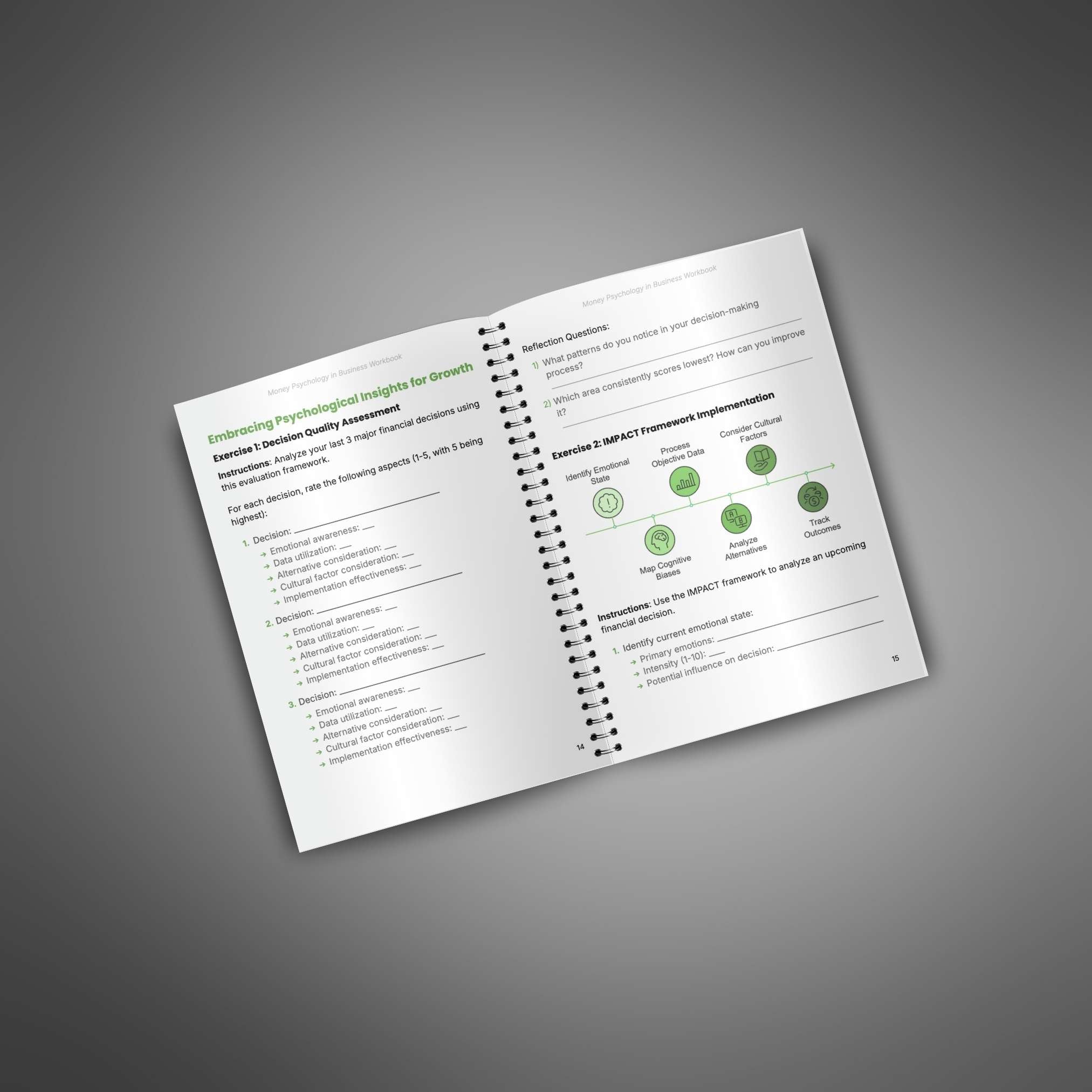 Skillboomer Money Psychology in Business - Workbook