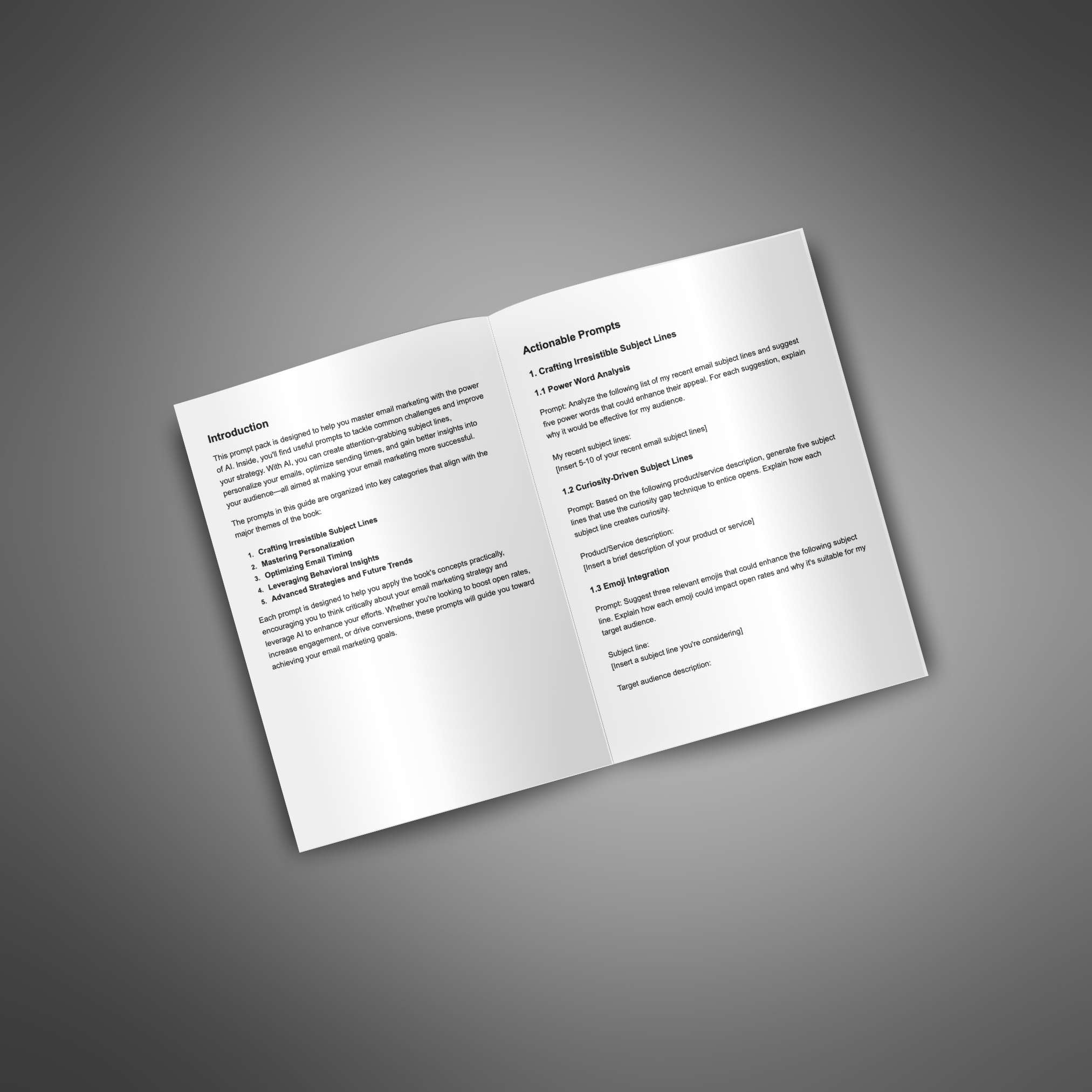Skillboomer Optimizing Email Open Rates - Prompts