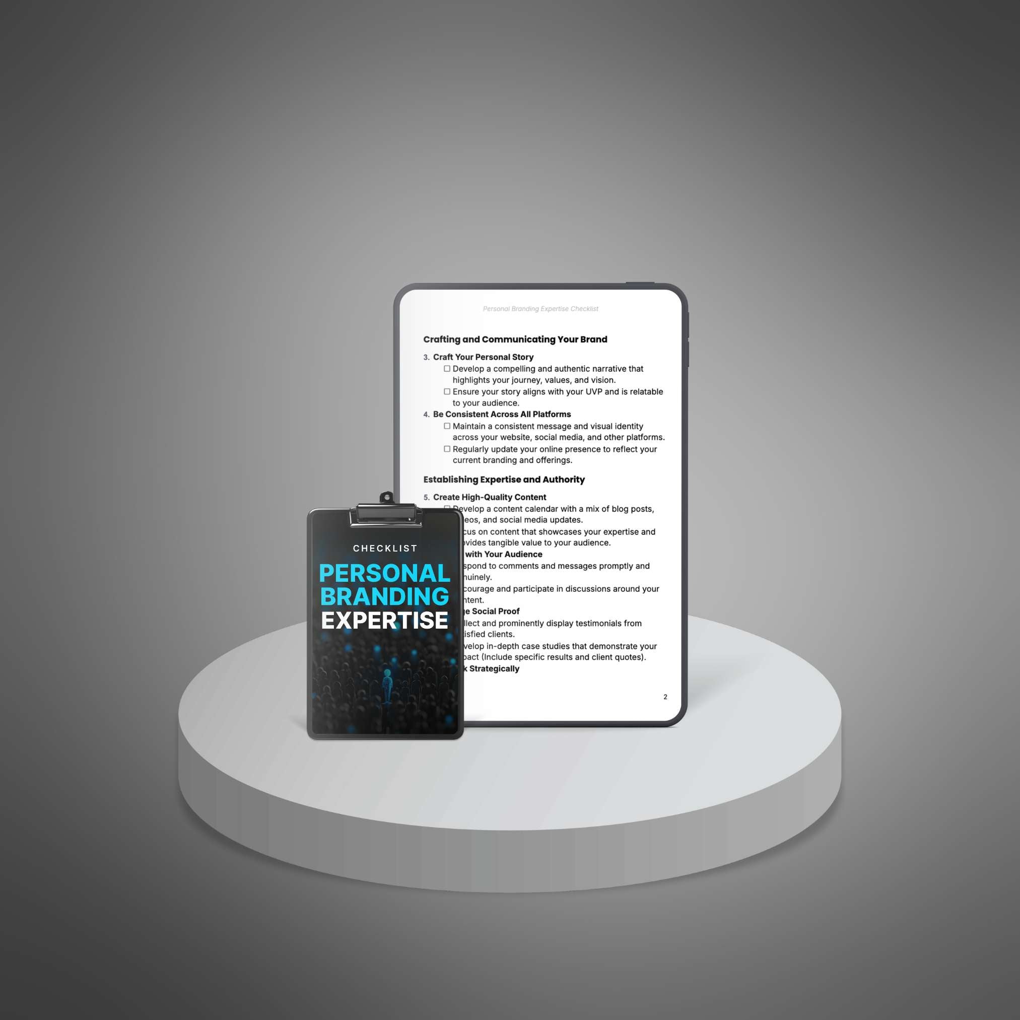 Skillboomer Personal Branding Expertise - Checklist