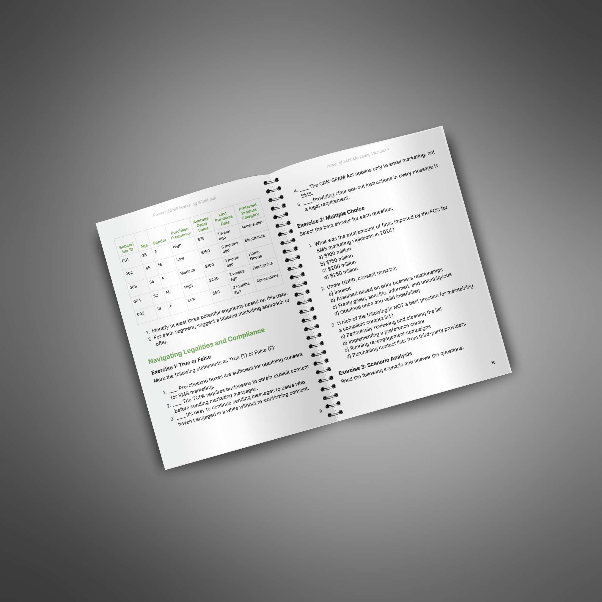 Skillboomer Power of SMS Marketing - Workbook