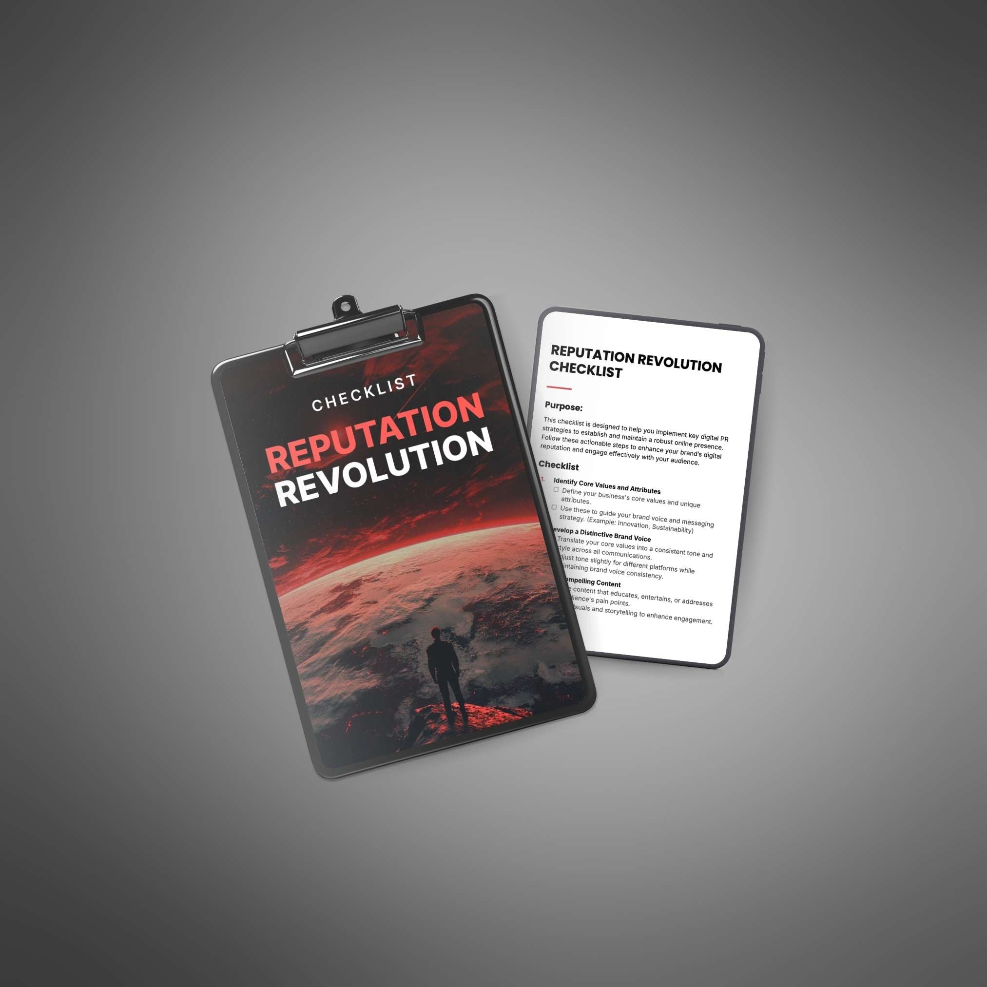 Skillboomer Reputation Revolution - Checklist