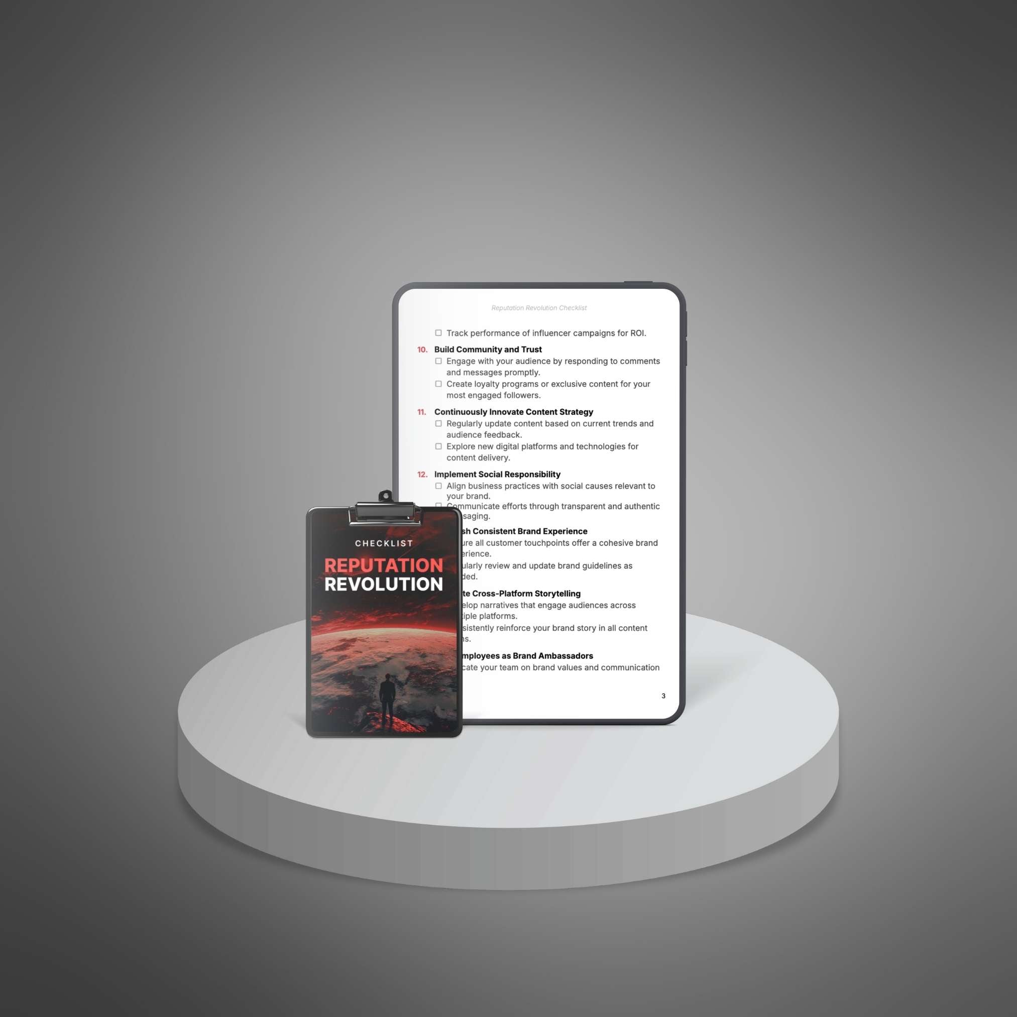 Skillboomer Reputation Revolution - Checklist