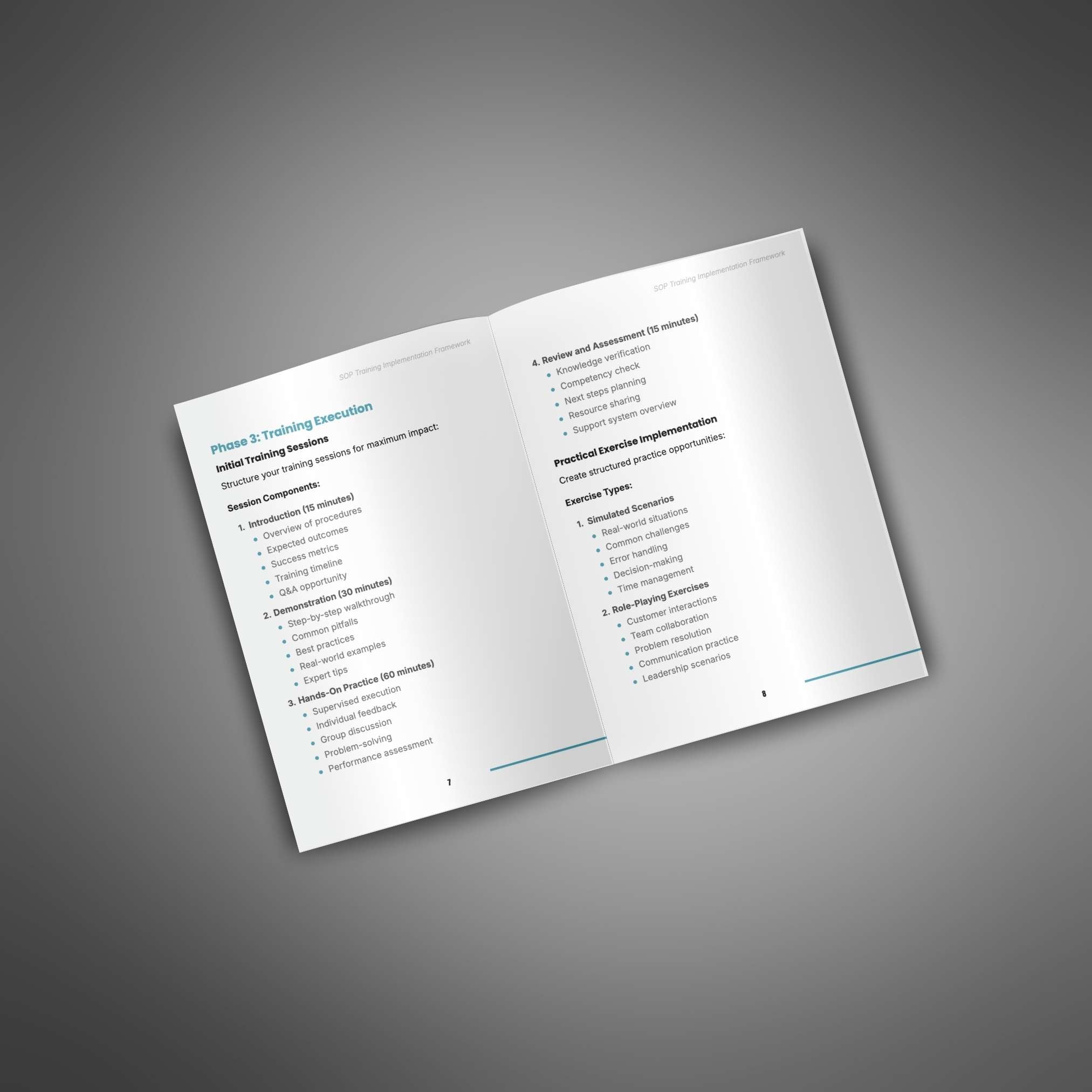 Skillboomer SOP Training Implementation Framework