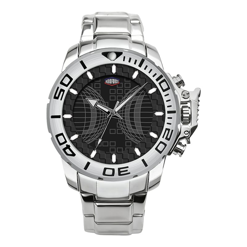 HeroForce 5004 – Men’s Bold Stainless Steel Watch