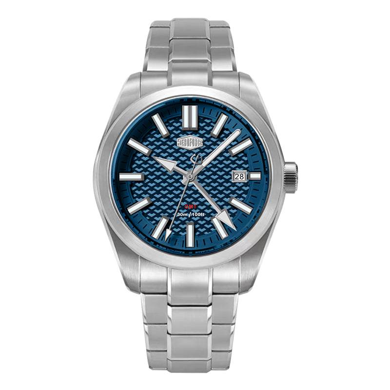 HeroForce 5031 – Luxury Square Analog Watch with Sapphire Glass & Date Display