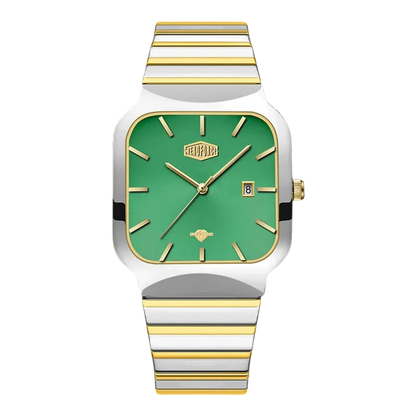 green dial two-tone bracelet