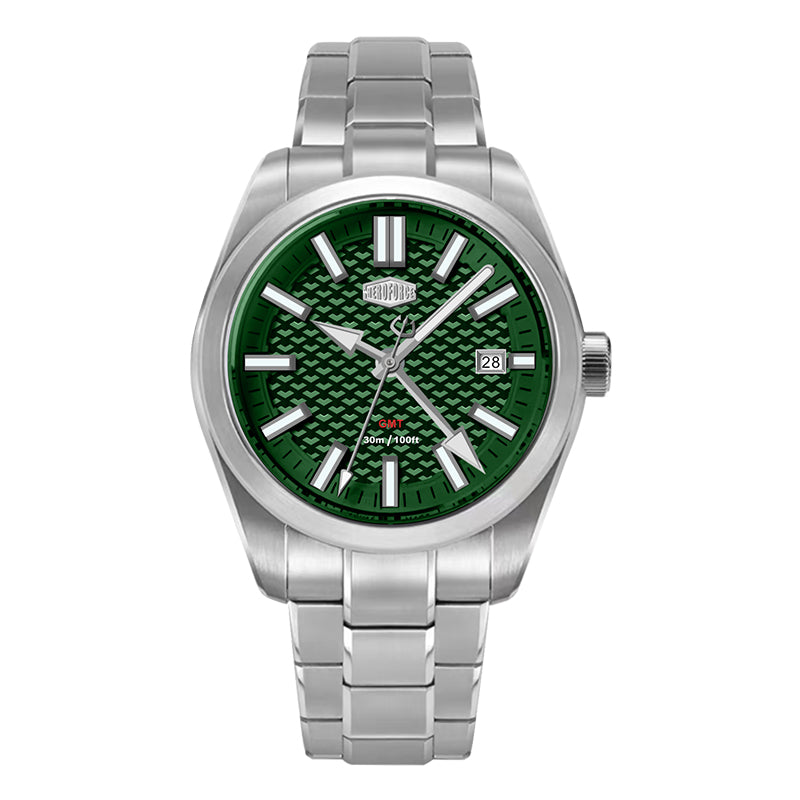 HeroForce 5031 – Luxury Square Analog Watch with Sapphire Glass & Date Display