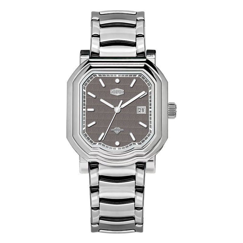HeroForce 5051S – Men’s Geometric Analog Watch with Textured Dial