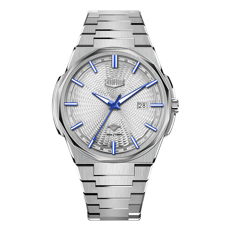 HeroForce 5053A – Luxury Mechanical-Style Watch with Octagonal Bezel