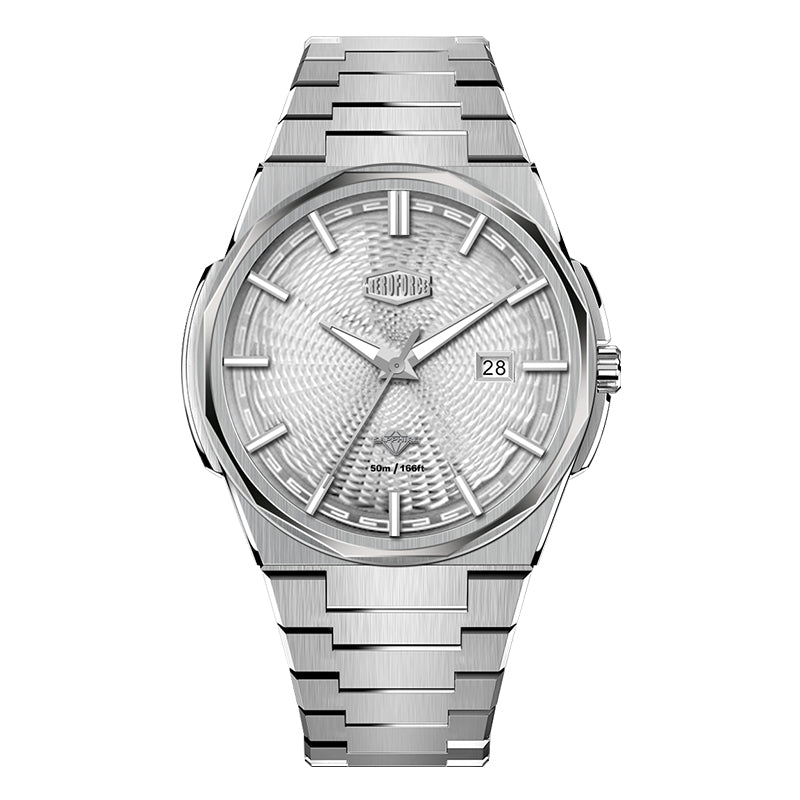 HeroForce 5053A – Luxury Mechanical-Style Watch with Octagonal Bezel