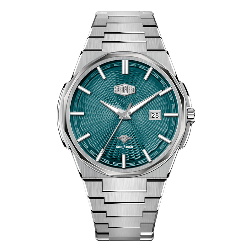 HeroForce 5053A – Luxury Mechanical-Style Watch with Octagonal Bezel