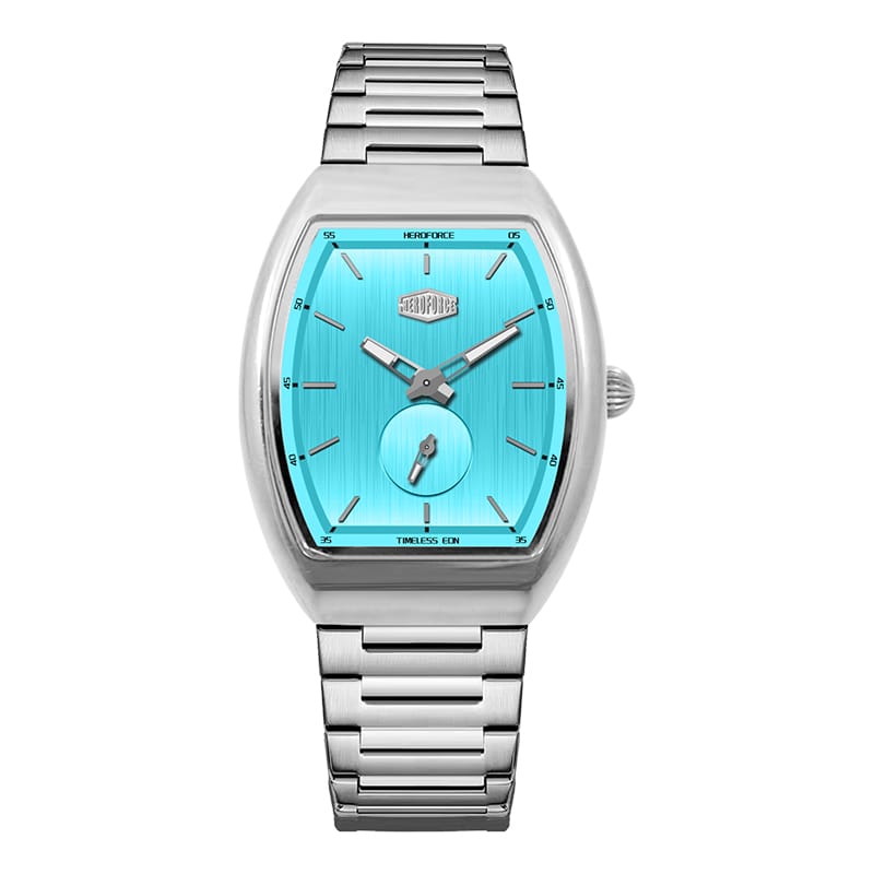 HeroForce 5023A – Luxury Octagonal Watch - Horizontal Textured Dial & Sapphire Glass