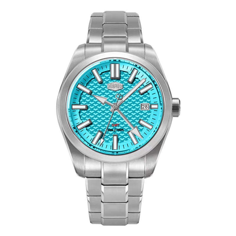 HeroForce 5031 – Luxury Square Analog Watch with Sapphire Glass & Date Display