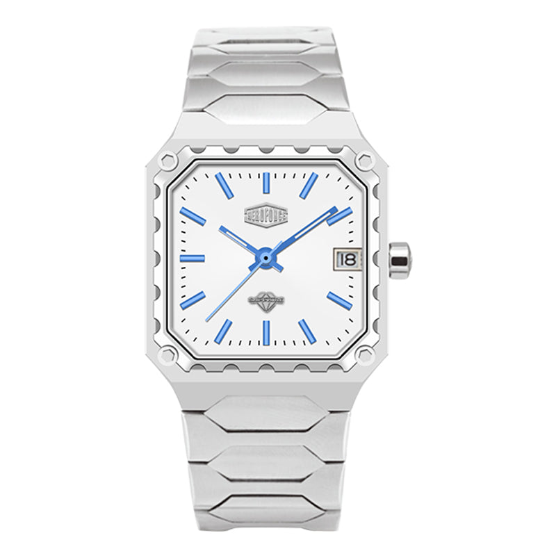 HeroForce 5045 - Square Case Analog Watch for Daily Wear