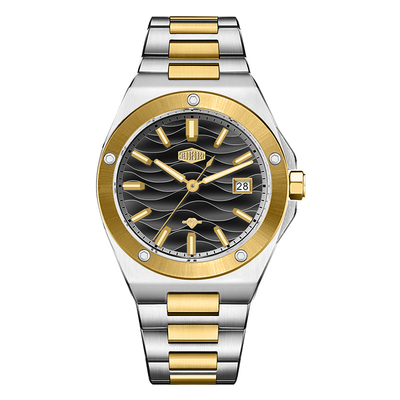 HeroForce 5039 – Luxury Watch - Wave Textured Dial & Sapphire Glass