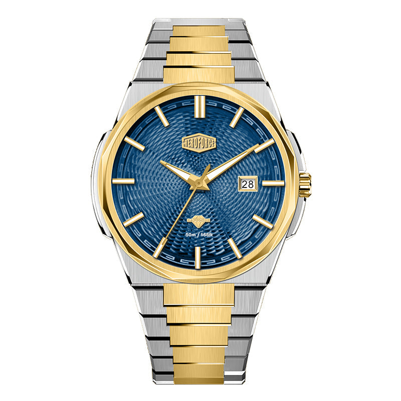 HeroForce 5053A – Luxury Mechanical-Style Watch with Octagonal Bezel