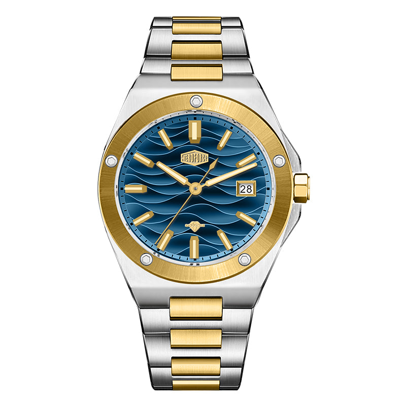 HeroForce 5039 – Luxury Watch - Wave Textured Dial & Sapphire Glass