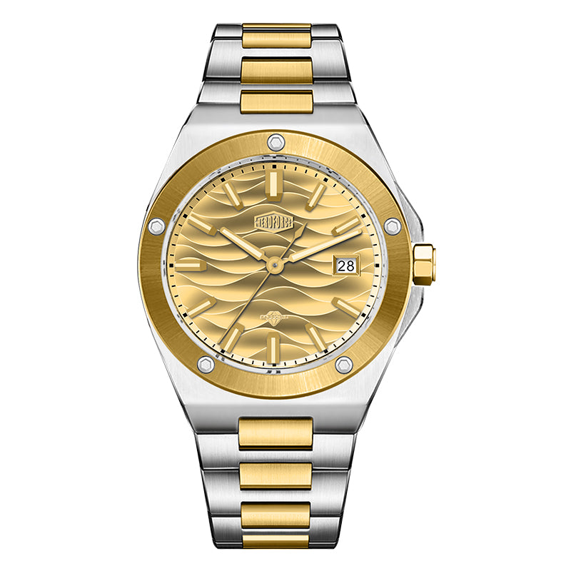 HeroForce 5039 – Luxury Watch - Wave Textured Dial & Sapphire Glass