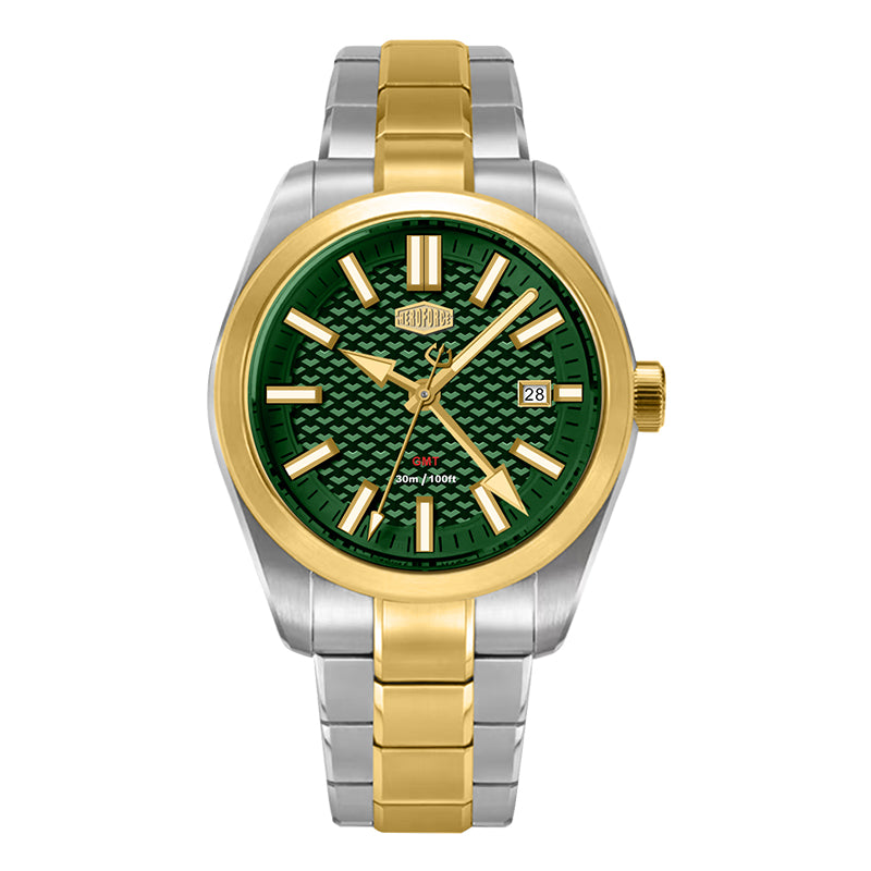 HeroForce 5031 – Luxury Square Analog Watch with Sapphire Glass & Date Display