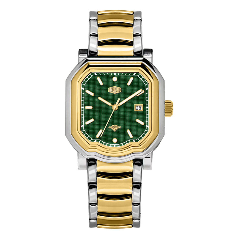 HeroForce 5051S – Men’s Geometric Analog Watch with Textured Dial