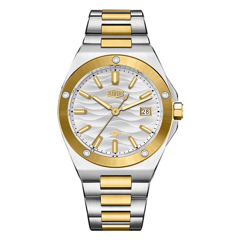 HeroForce 5039 – Luxury Watch - Wave Textured Dial & Sapphire Glass