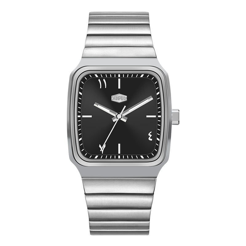 HeroForce 5002 - Heritage Style – Luxury Square Watch with Arabic Numeral Dial
