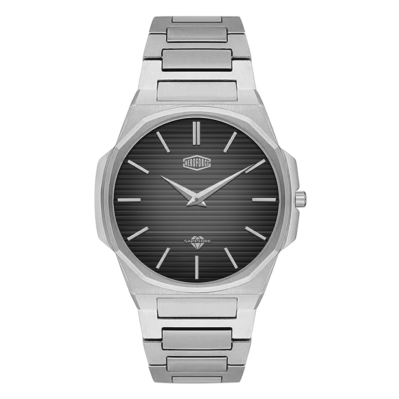 HeroForce 5037A – Luxury Octagonal Watch with Textured Dial