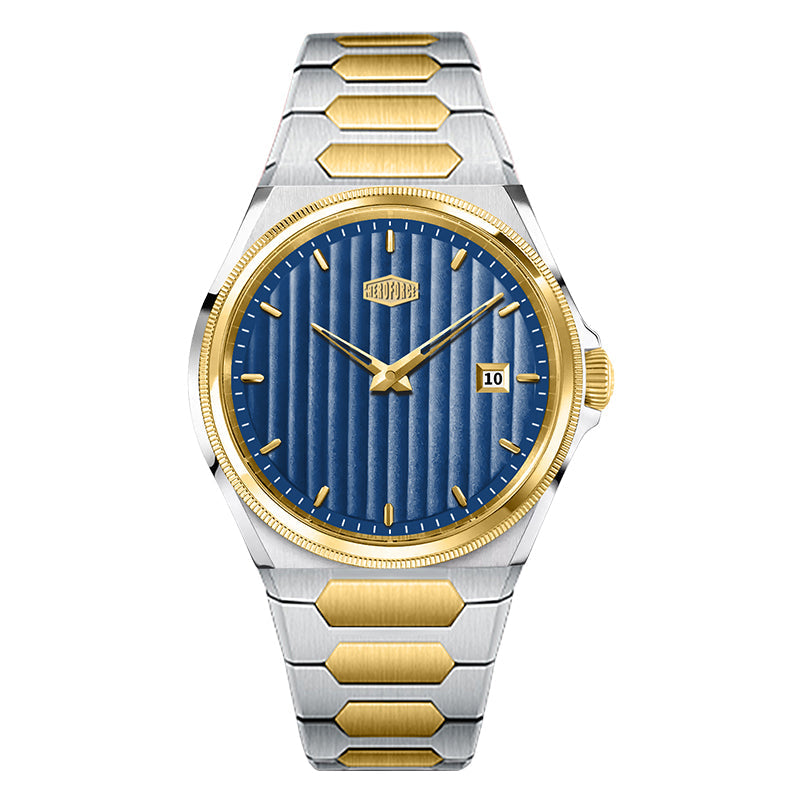 HeroForce 5012 - Luxury Men’s Watch with Pleated Style Dial