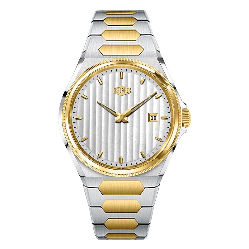 HeroForce 5012 - Luxury Men’s Watch with Pleated Style Dial