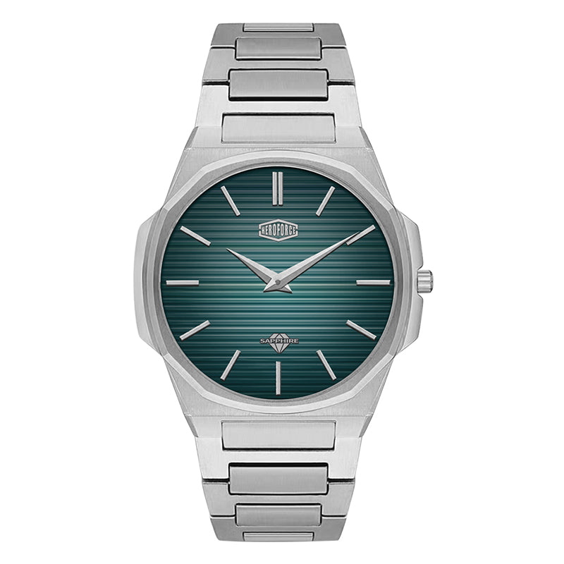 HeroForce 5037A – Luxury Octagonal Watch with Textured Dial