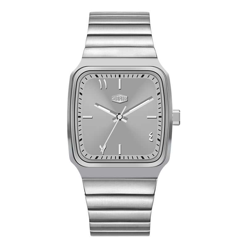HeroForce 5002 - Heritage Style – Luxury Square Watch with Arabic Numeral Dial