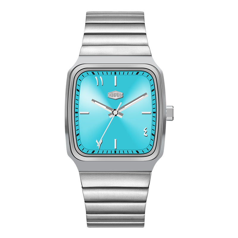 HeroForce 5002 - Heritage Style – Luxury Square Watch with Arabic Numeral Dial