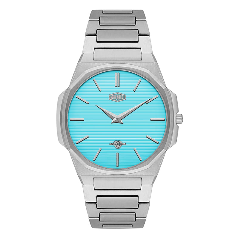HeroForce 5037A – Luxury Octagonal Watch with Textured Dial