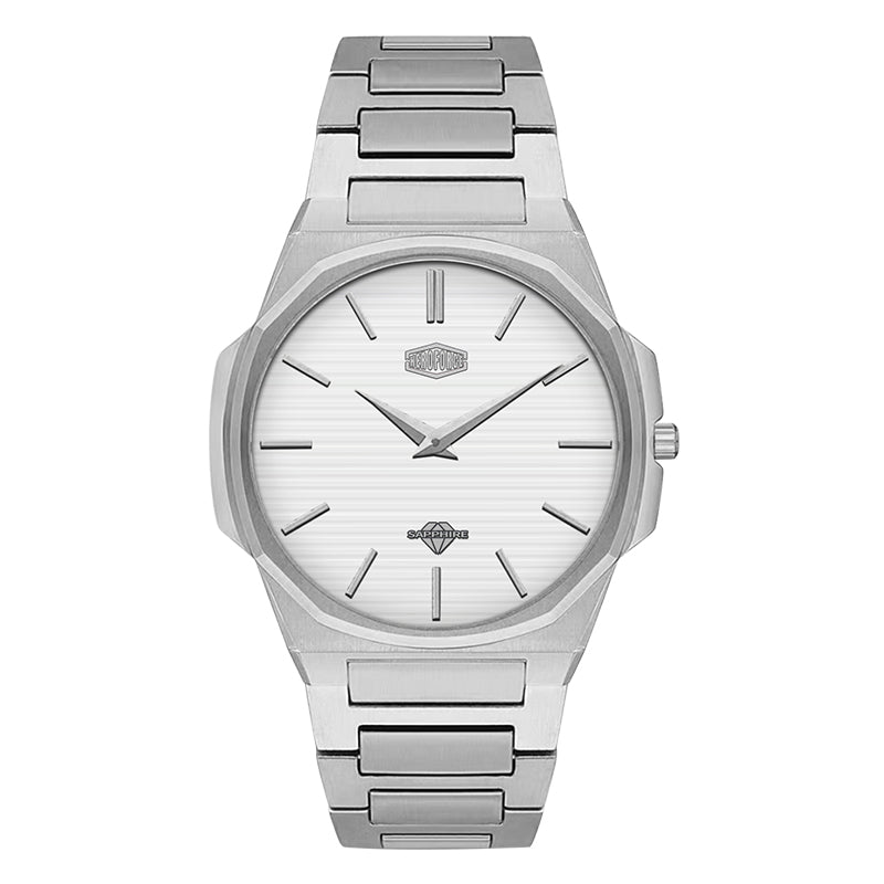HeroForce 5037A – Luxury Octagonal Watch with Textured Dial