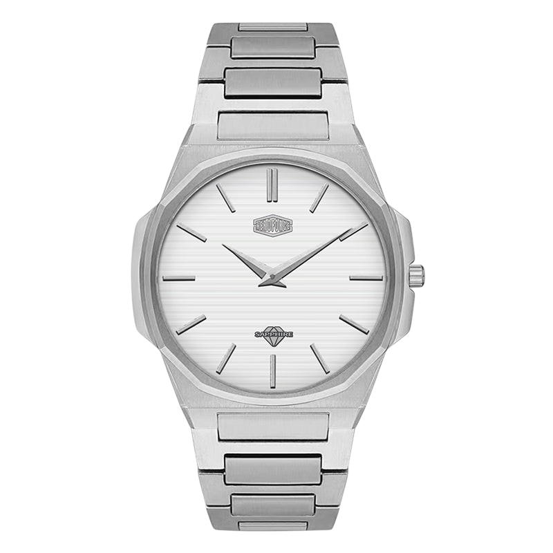 White Dial Steel Watch
