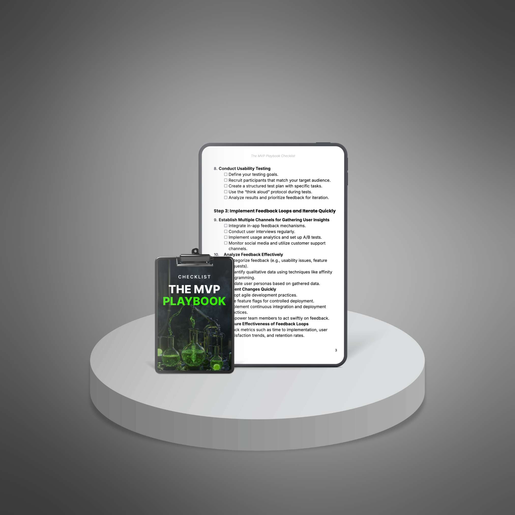 Skillboomer The MVP Playbook - Checklist