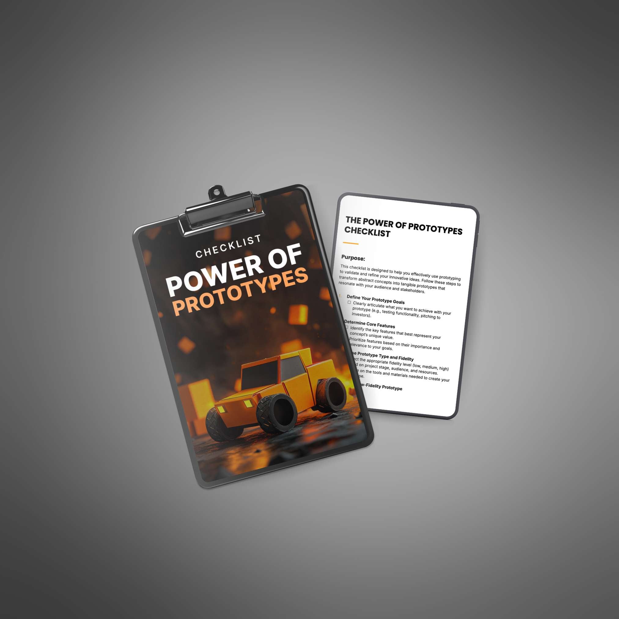 Skillboomer The Power of Prototypes - Checklist