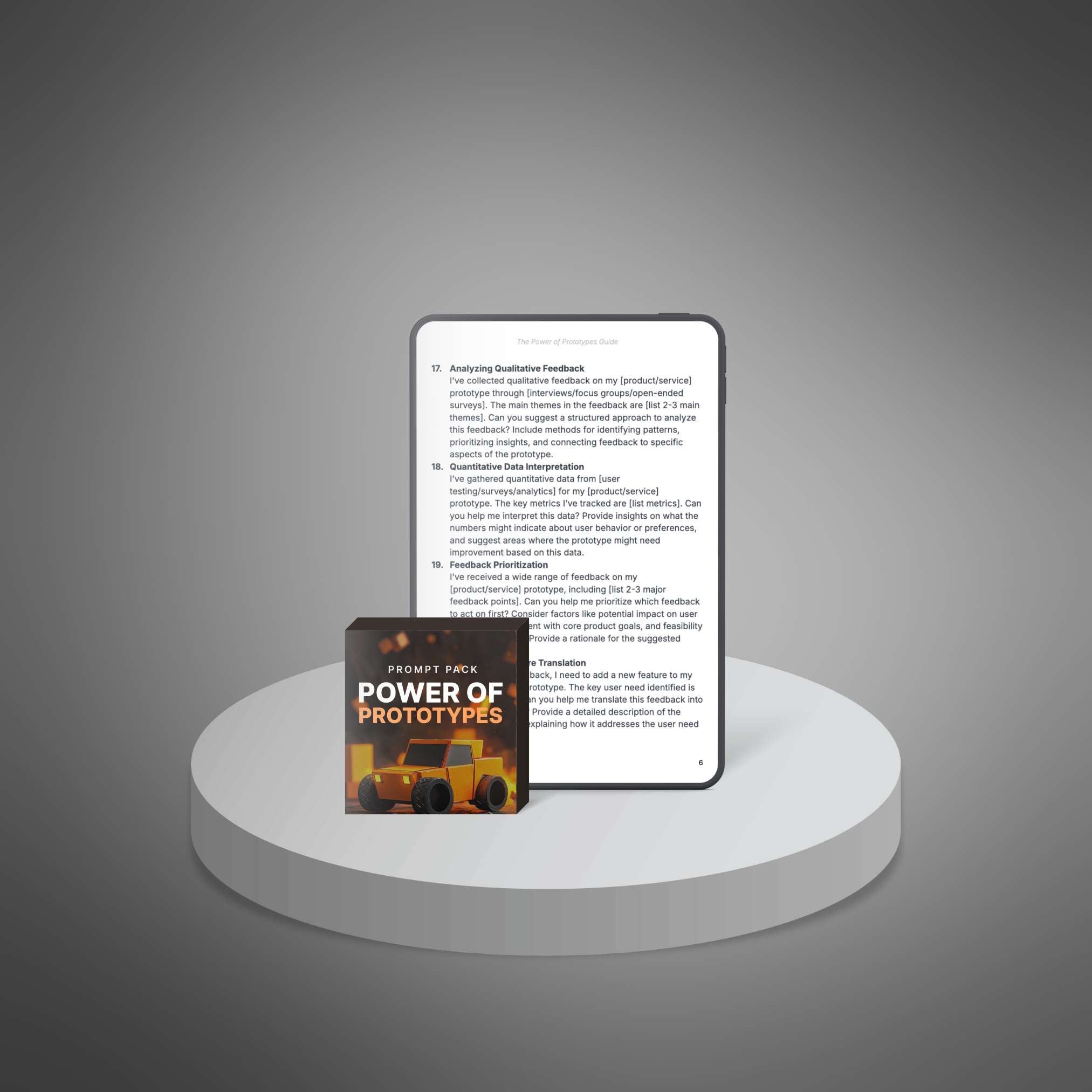 Skillboomer The Power of Prototypes - Prompts